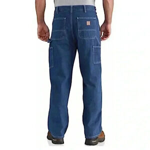 New Carhartt Original Work Dungarees B13 Loose Fit Dead Stock Utility 42 x 34